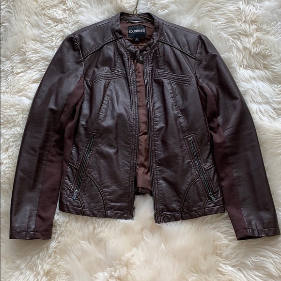 Express Jackets & Blazers - Express faux leather jacket